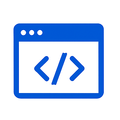 Web Design and Development Icon